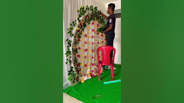 Mehendi Stage decoration idea, Mehendi decorations#shorts #tranding#short #reels #youtube #art