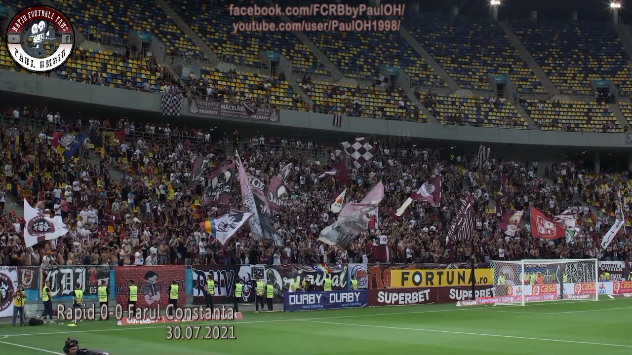 În 1923 s-a născut...|| Suntem frați cu Timișoara||Când venim pe.. @  Rapid - Farul (0-0) 30.07.2021