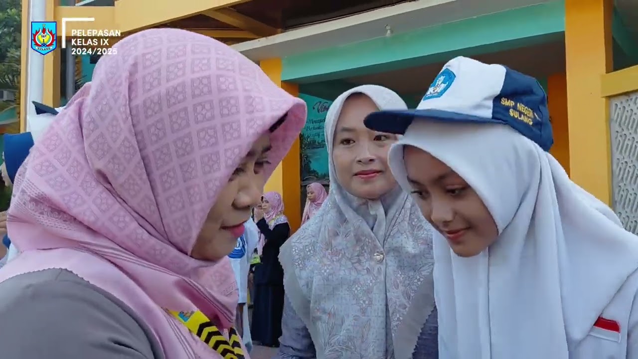 PELEPASAN PESERTA DIDIK KELAS IX SMPN 1 SULANG TAHUN 2024/2025