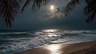 Night Coastal Escape — Peaceful Ocean Sounds for Deep Rest and Inner Balance (No Music • 3 Hours)