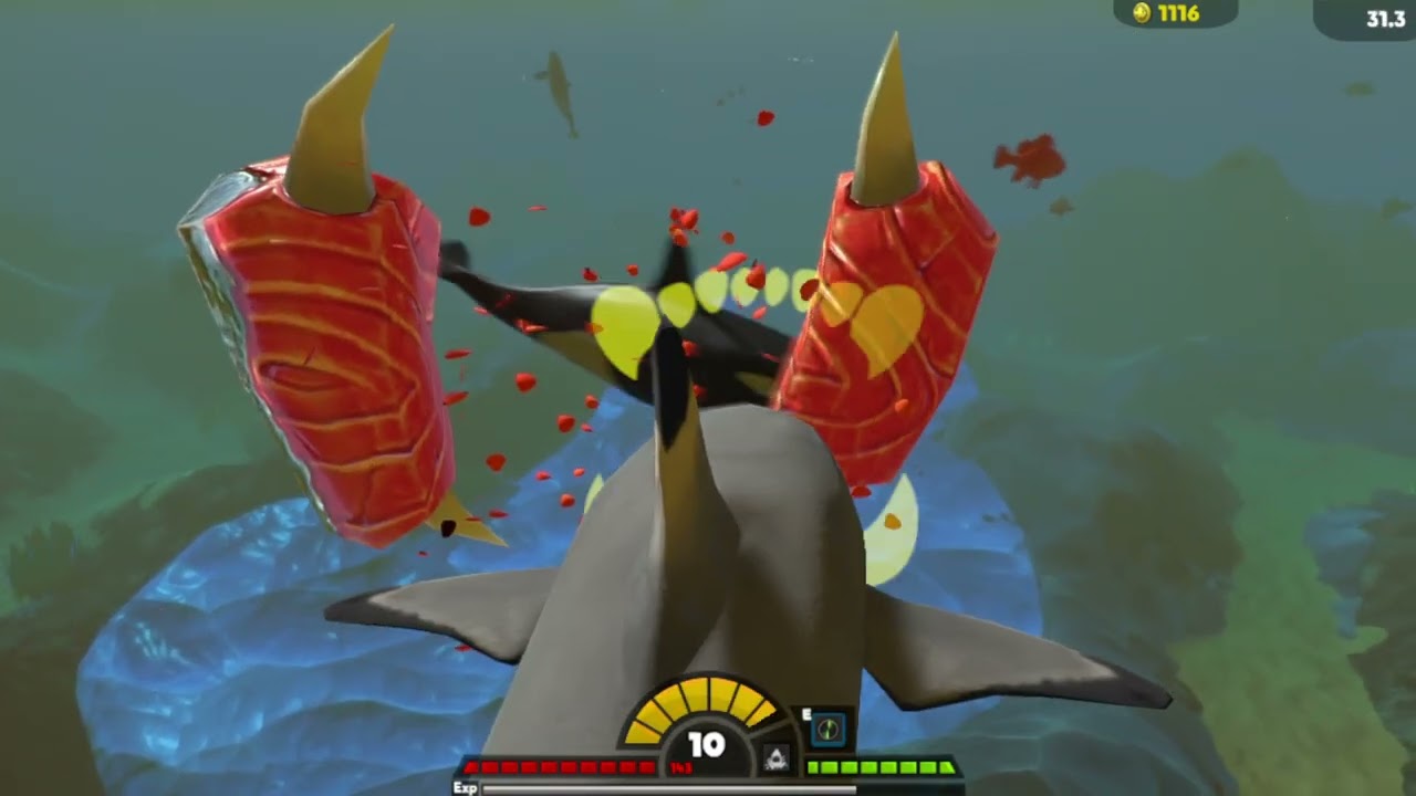 Feed & Grow  Fish Blacktip Shark Vs Megalodon