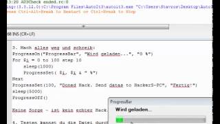 AutoIt-Tutorial ProgressBar/Fake-Hack