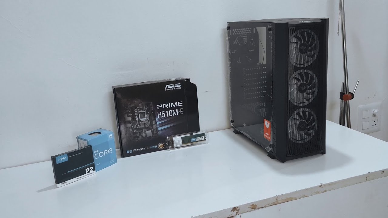 I5 11th Gen Gaming PC I Video editing PC parts AMAZON Delivery Unboxing