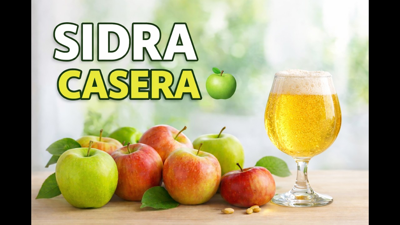 Cómo hacer SIDRA CASERA  (receta fácil paso a paso)