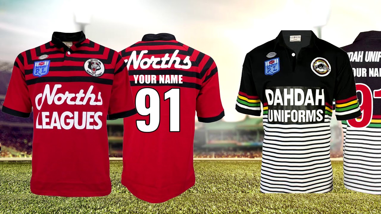 NRL Retro Jersey's YouTube