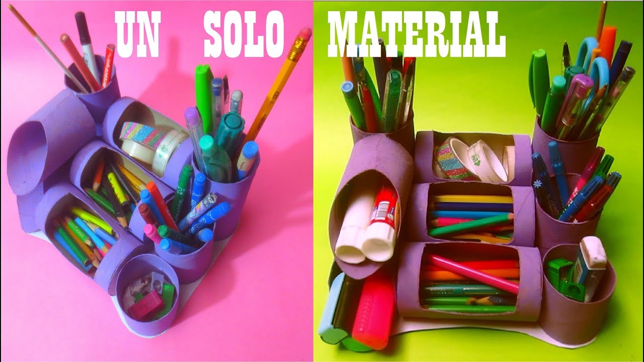 ORGANIZADOR Con Un Solo Material Rollo De Papel
