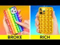 COOL HACKS FOR BROKE! || Creative Rich Hacks To Become Popular by 123 GO Like!