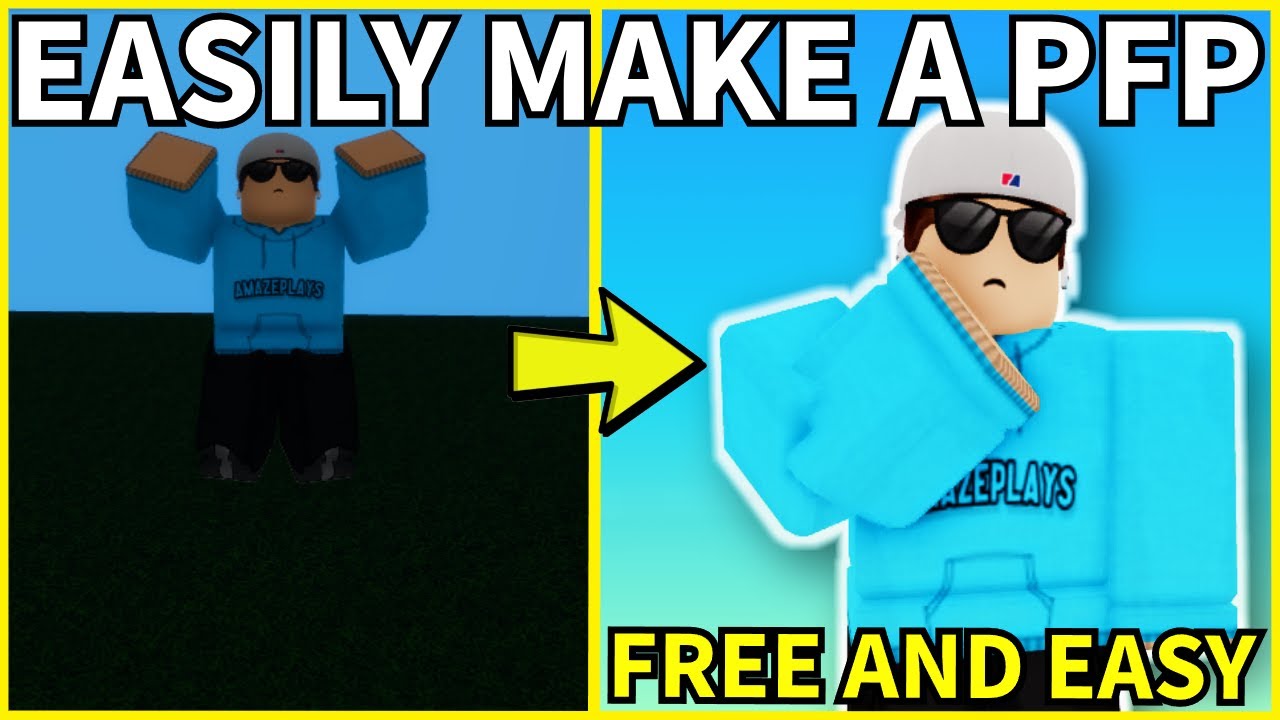 HOW TO MAKE A PFP SUPER EASY AND FAST Roblox YouTube 