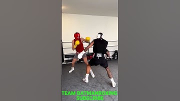 BEN WHITTAKER SPARRING LANDING SOME NICE SHOTS