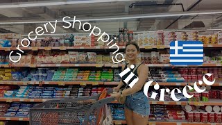 Come grocery shopping with us in Rhodes, Greece | Greek Supermarket Σκλαβενιτης and Lidl