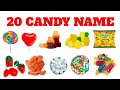 🍬 20 Popular Candy Names in Hindi and English | Sweet Treats