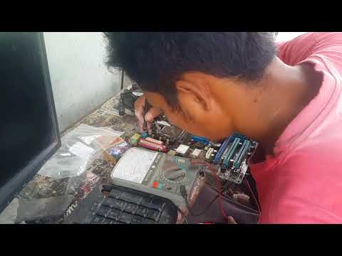 Motherboard No Display Repair By Diagnostic Card Code Ff