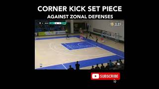 FOGAGEIRO FUTSAL - CORNER KICK AGAINST ZONAL DEFENSES