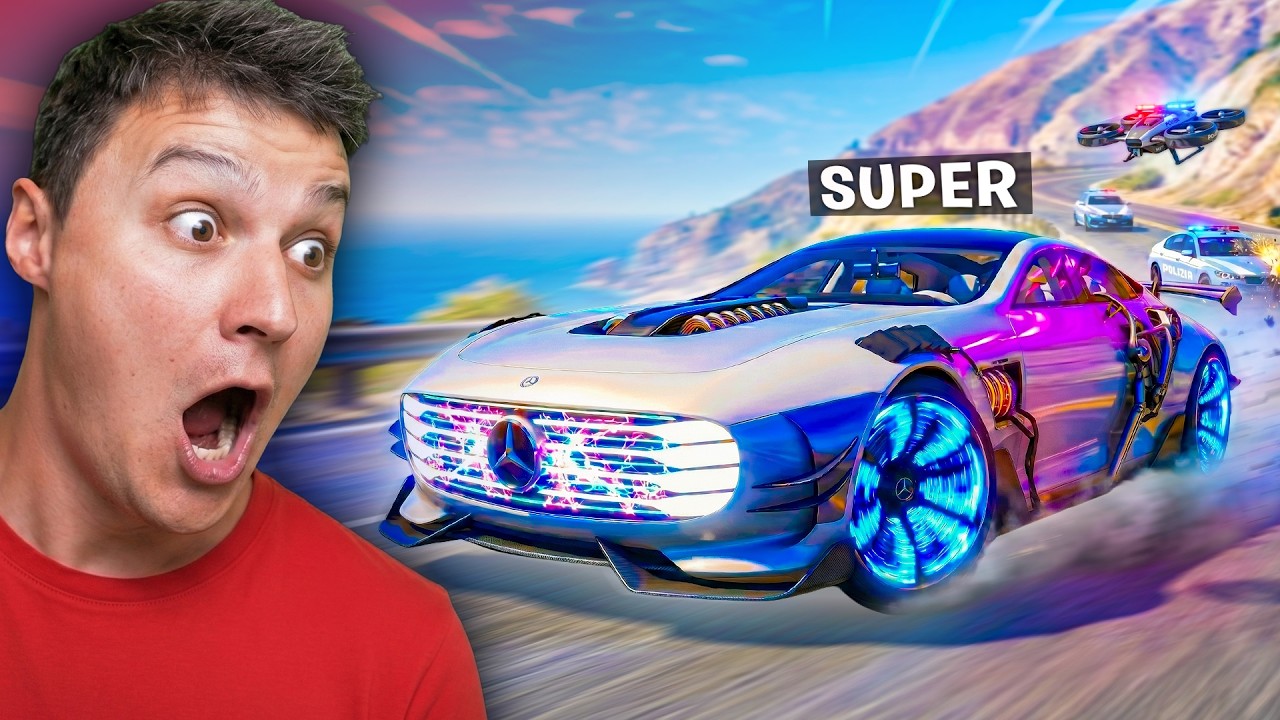 SCAPPO dalla POLIZIA con le AUTO più ASSURDE su GTA 5!