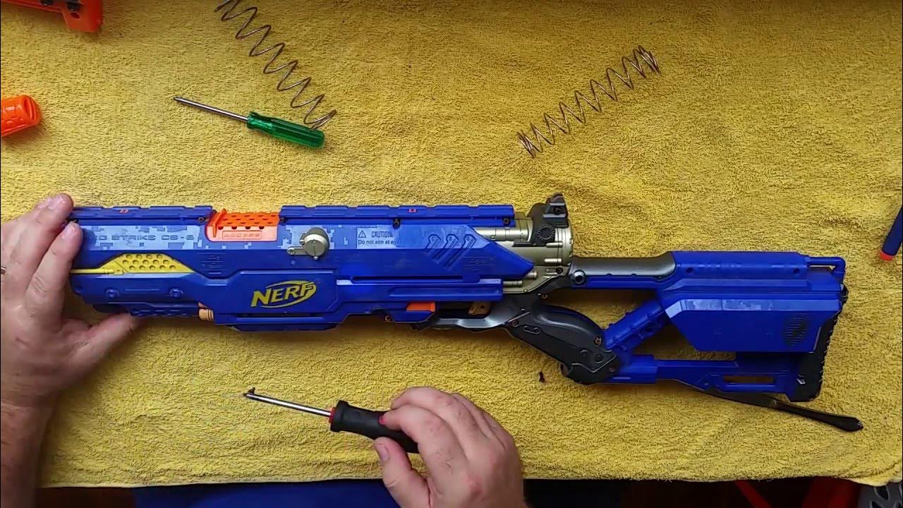 Simple Nerf Longstrike modification - YouTube