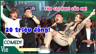 Mặc suy sụp vì Hari Won đọc câu hỏi, Dương Lâm vẫn leo lên 