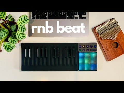 Making an rnb beat with roli blocks and the modal argon8