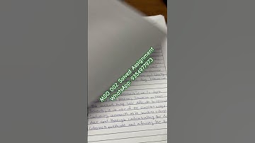 MSO 002 Solved Assignment #ignouhandwrittenassignment