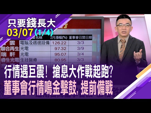 台股3月驚濤駭浪 卡位董事會行情?掌握"
M31"
關鍵密碼找線索!公布年報
