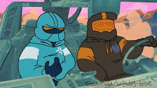 Epsilon has a very strange patchwork of knowledge | Red vs Blue Animation