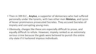 The Trial Of Socrates 399 B