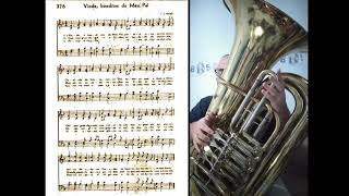 Hino 376 Hinário 4 (Primeira versão) - Vinde o benditos de meu Pai (Tuba Quasar 703L)