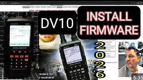 AOR DV10 FIRMWARE UPDATE v2504b - 2026