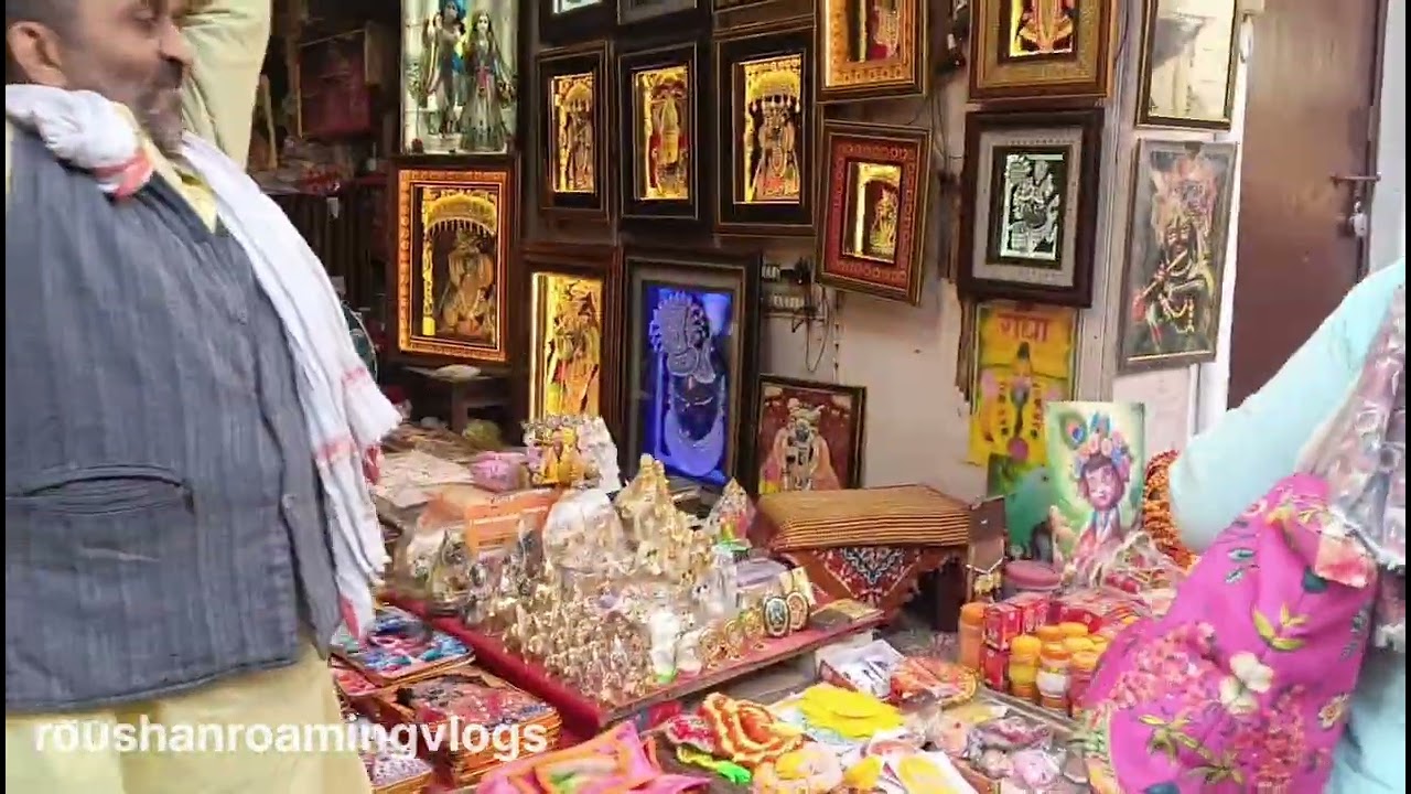 Vrindavan market🥰😊