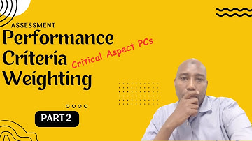 15 b- Understanding CBET | Assessment | Support Material | Performance Criteria Weighting | Part 2