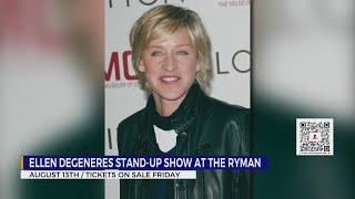 Ellen DeGeneres holding stand-up show at the Ryman by WKRN News 2 52 views 12 hours ago 18 seconds