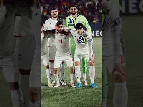 سن بازیکنان تیم ملی ایران  فوتبال