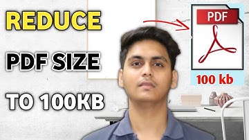 How to reduce pdf size to 100kb without losing quality | convert pdf to 100kb size
