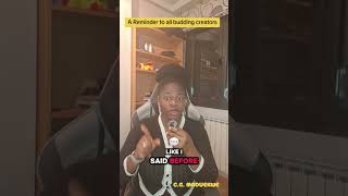 A reminder to all budding creators. #nigeriansinspain #metacreators #digitalcreator