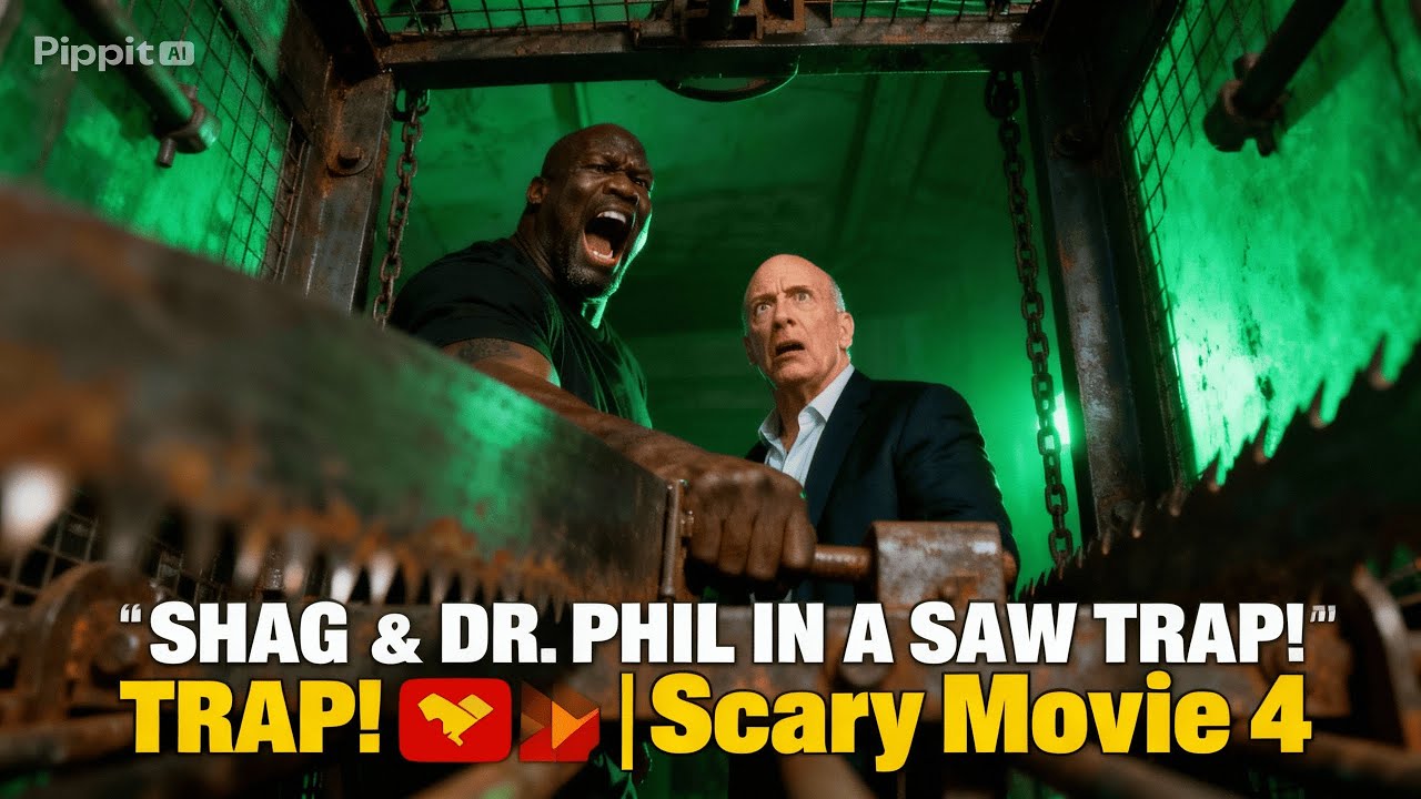 Shaq and Dr. Phil in the Saw Trap! 🤣 | Scary Movie 4 