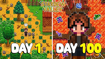 How Far Can I Get in 100 Days of Stardew Valley 1.6?