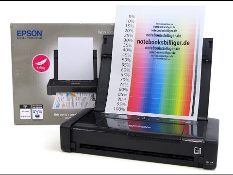 Epson WorkForce WF-100W Hands On Test - Deutsch / German ►► notebooksbilliger.de