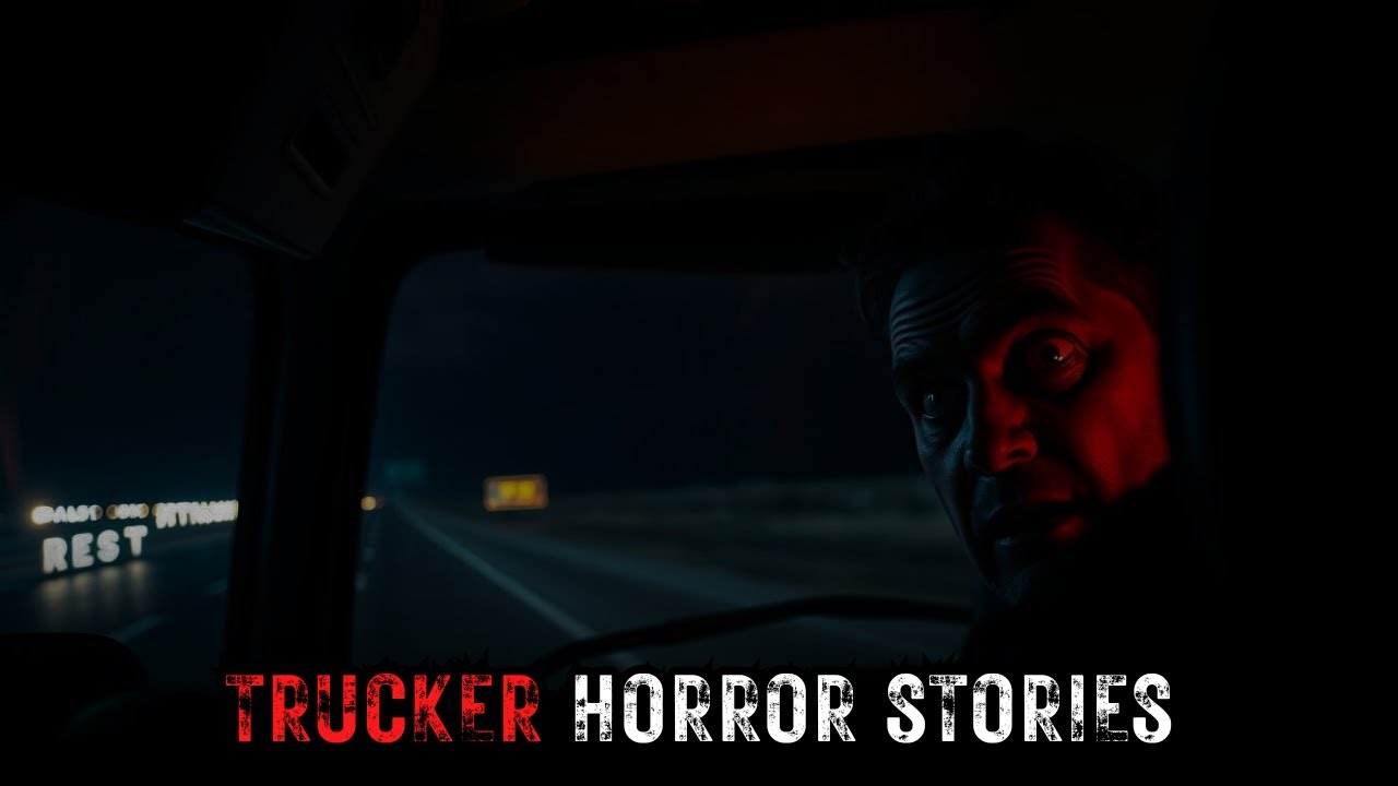 4 True Trucker Horror Stories from Empty Highways | Rain Sounds