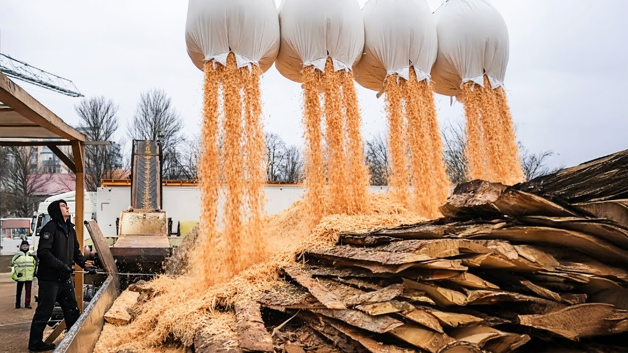 Mesmerizing Wood Destruction 24/7 | Relaxing Industrial Sounds