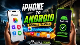 ⚡iPhone ➝ Android Transfer | Data Transfer | 1 Tap Wireless Method (100% Working)