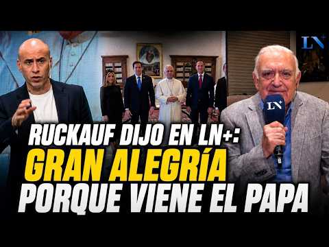 RUCKAUF ON LN+: GREAT JOY BECAUSE THE POPE IS COMING