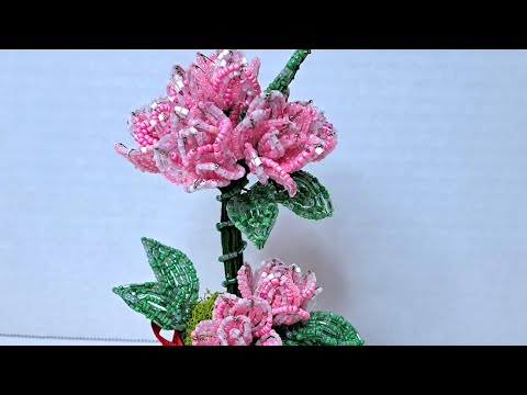 Топиарий из бисерных роз Анонс  от Koshka2015 - цветы из бисера,  бисероплетение Beaded flowers DIY