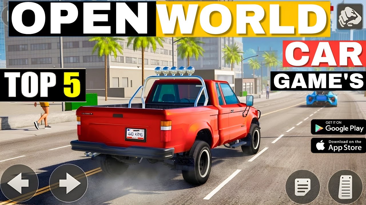 Top 5 Best Open World Car Driving Games For Android 2025 | Best games ...