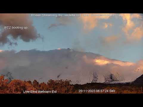 Mount Etna Volcano Live Streaming Webcam - Episode 24/11/23