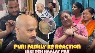 Puri family ke reaction ☹️ inki yeh haalat par 🙏
