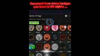 Hardest Badge To Earn ? 99 Nights In The Forest 🌲