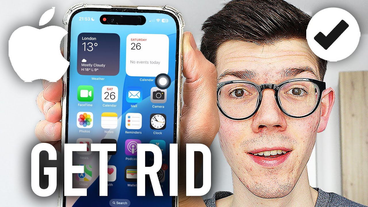 How To Get Rid Of Little Circle On iPhone Screen - Full Guide - YouTube