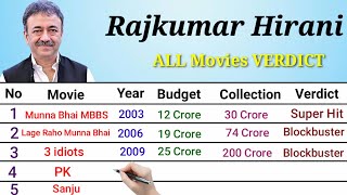 Raj Kumar Hirani All Movies Verdict  2023 | Raj Kumar Hirani All Movies list ( 2003 - 2023 )