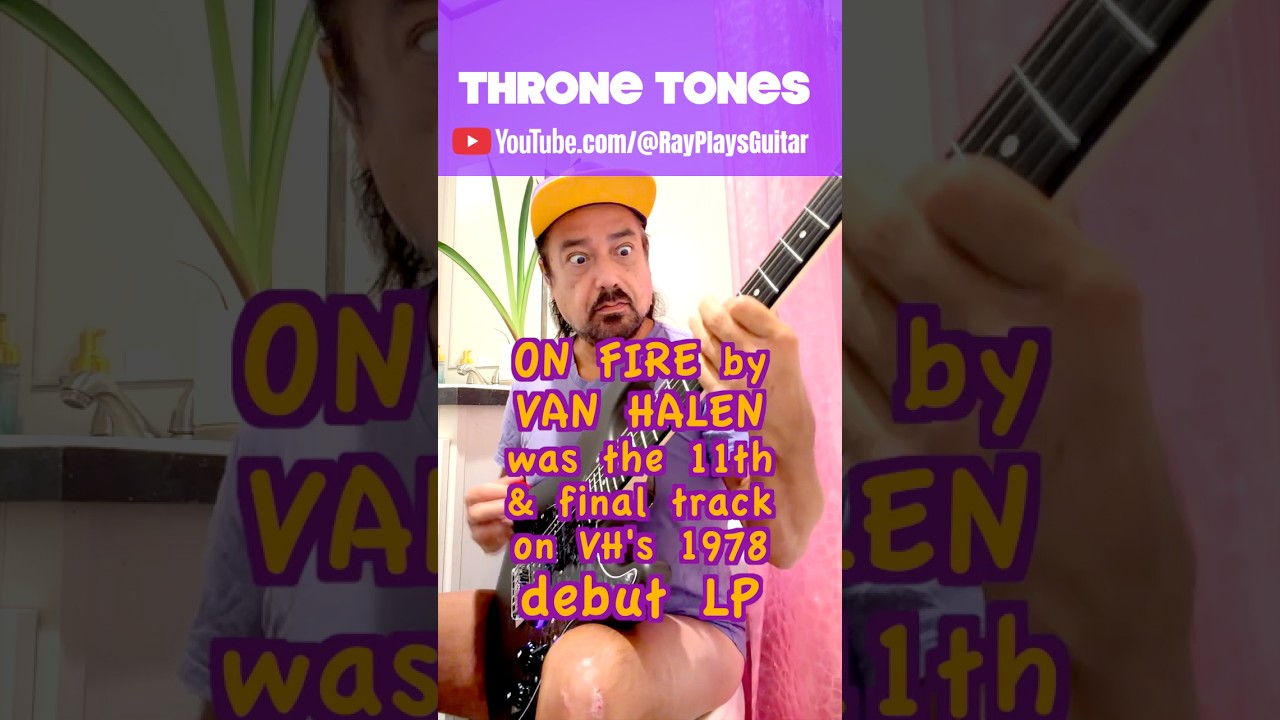 THRONE TONES: On Fire by Van Halen #vanhalen #onfire #guitarsolo #toilethumor #eddievanhalen