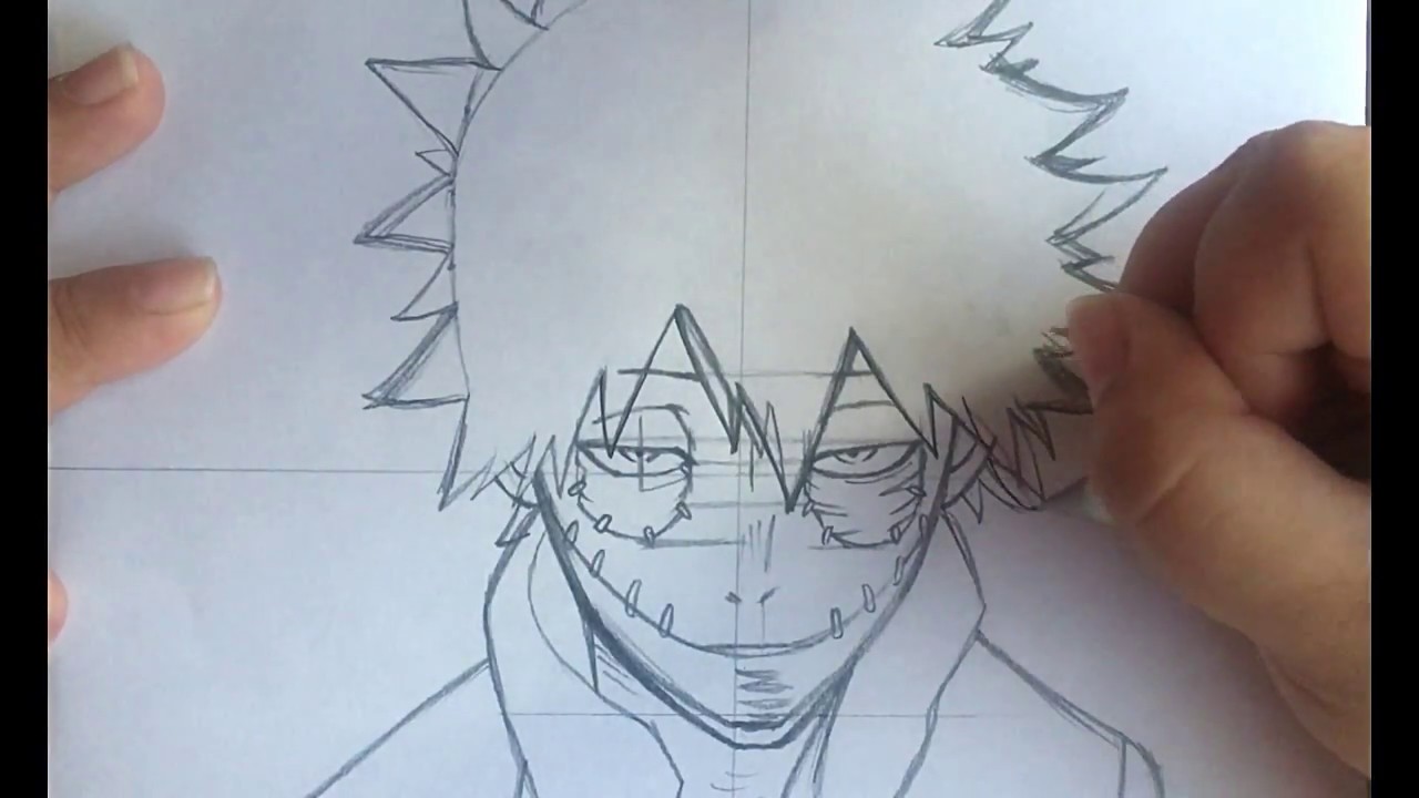 How To Draw Dabi My Hero Academia Youtube