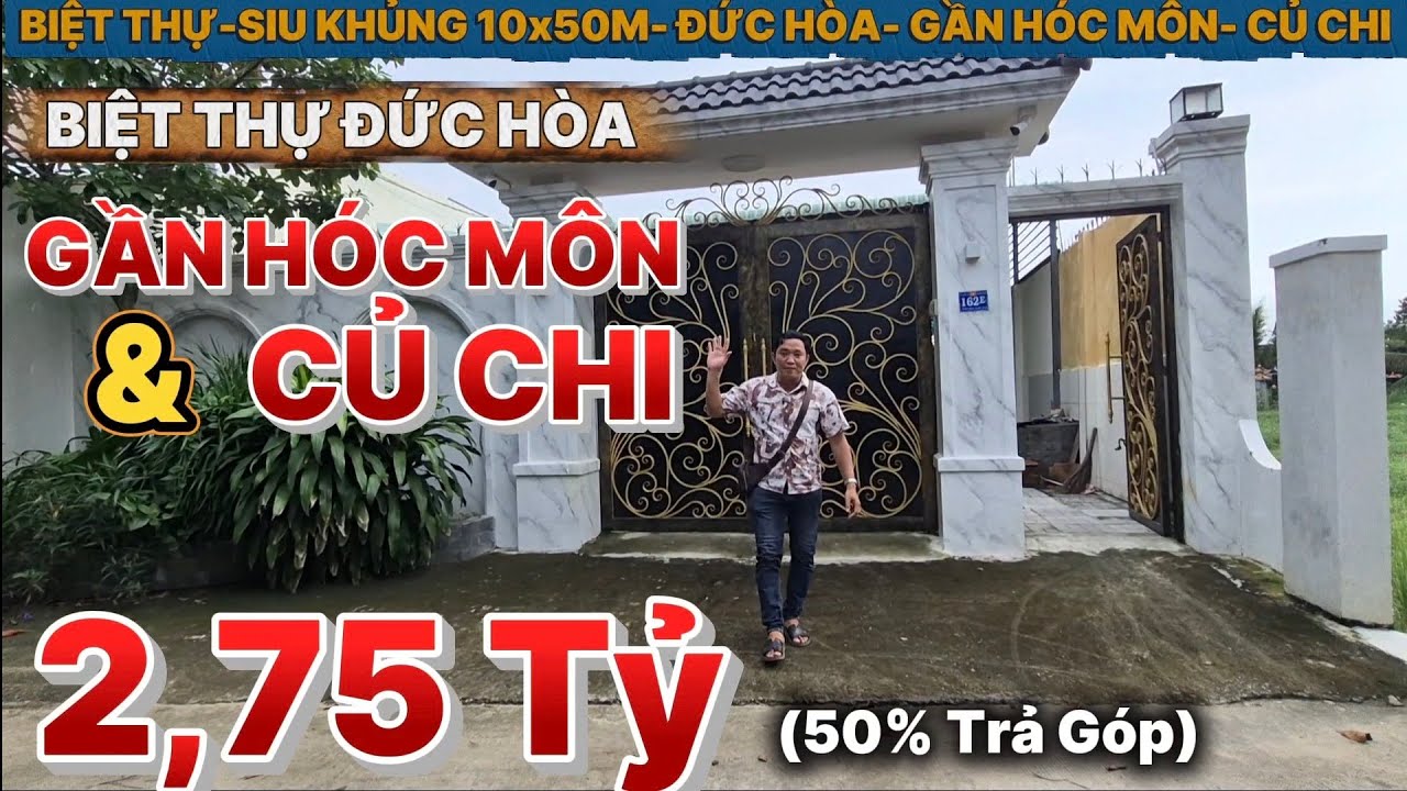 🔥 Không Thể Tin! Nhà Sân Vườn Đức Hòa 10x50m – Gần Hóc Môn & Củ Chi, Sổ Riêng, Giá Rẻ Như Đất! 🏡
